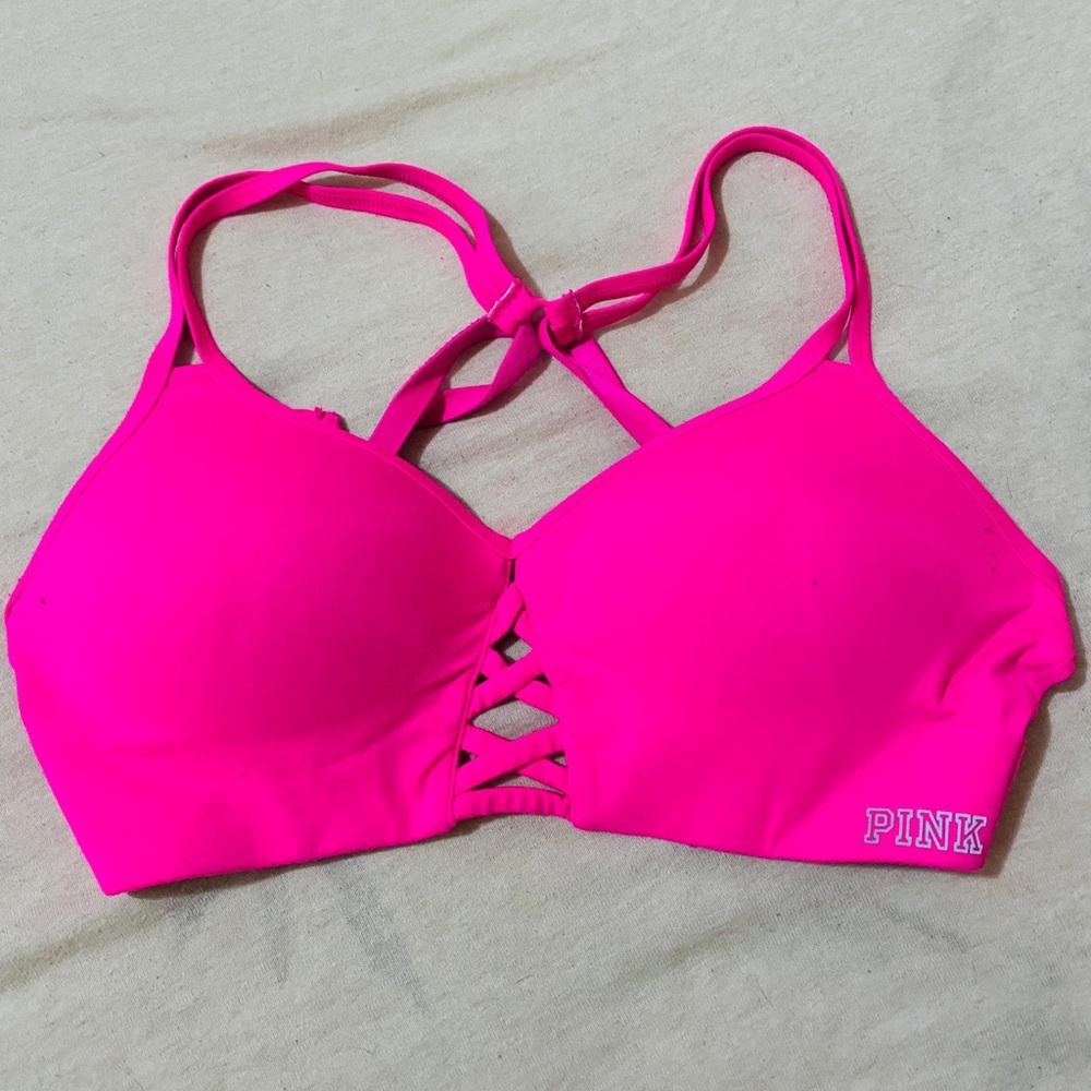 Pink Victoria’s Secret Sports Bra